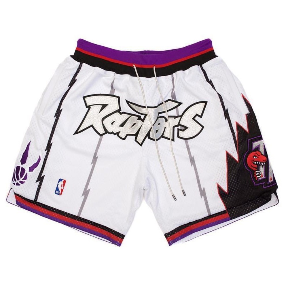 Just Don NBA Toronto Raptors Shorts, size Small